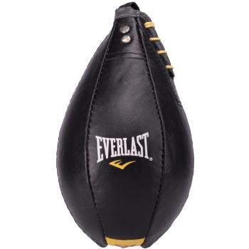 Everlast LEATHER SPEED BAG Boxovací hruška, černá, velikost