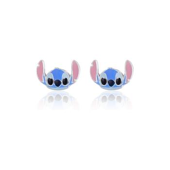 Disney Slušivé stříbrné náušnice Stitch Mini ES00101SL.CS