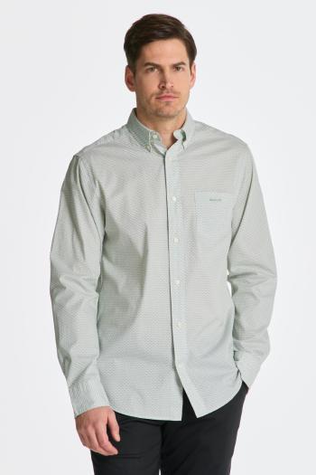 KOŠILE GANT REG MICRO PRINT SHIRT KALAMATA GREEN