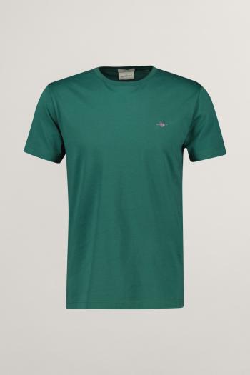 TRIČKO GANT SLIM SHIELD SS T-SHIRT WOODY GREEN