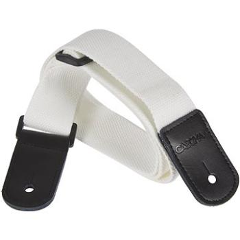 CASCHA Ukulele Strap Poly-Cotton - White (HN224233)