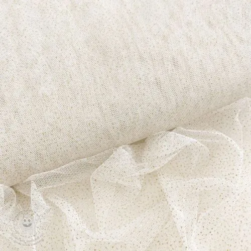 Tyl na TUTU ROYAL SPARKLE white gold