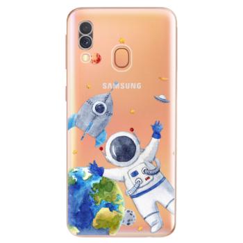 Odolné silikonové pouzdro iSaprio - Space 05 - Samsung Galaxy A40