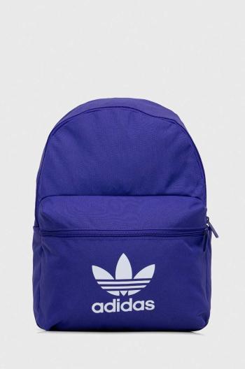 Ruksak adidas Originals fialová farba, veľký, s potlačou, IS4362