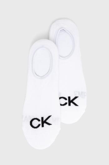 Ponožky Calvin Klein pánské, bílá barva, 701218716