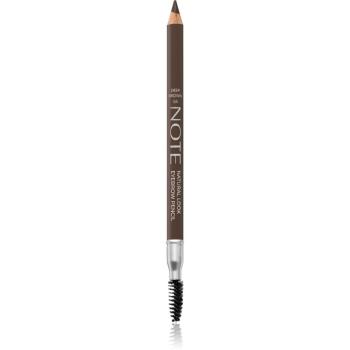 Note Cosmetique Natural Look tužka na obočí s kartáčkem 04 Deep Brown 1,08 g