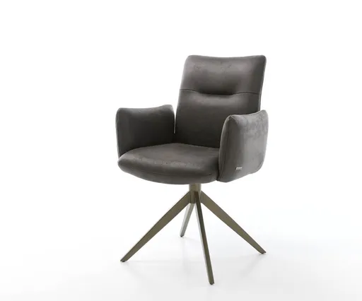 Jídelní židle Jova-Flex s područkami křížová podnož široká kov