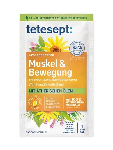 Tetesept Svaly a pohyb mořská sůl do koupele 80 g