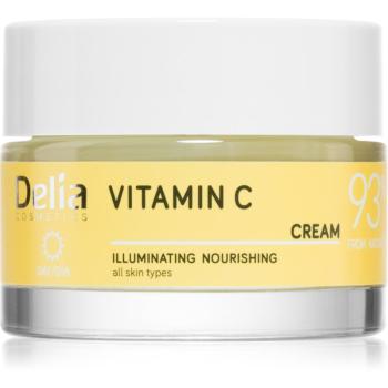 Delia Cosmetics Vitamin C rozjasňující denní krém na obličej 50 ml