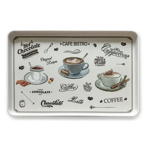 Melaminový servírovací podnos TORO 40x27cm café bistro