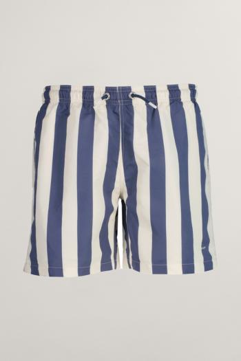 PLAVKY GANT STRIPED SWIM SHORTS DUSTY NAVY