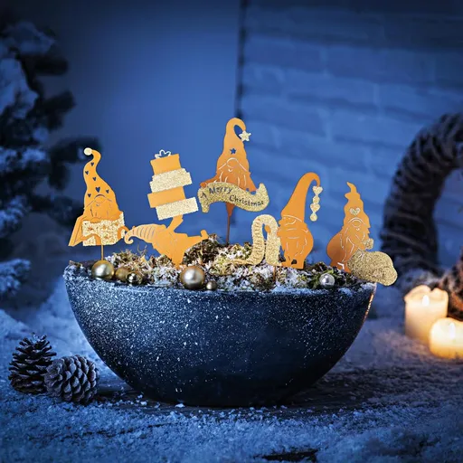 Weltbild Zahradní zápichy Santova parta, sada 5 ks