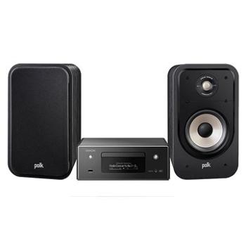 DENON CEOL RCD-N11 DAB Black + Polk Audio Signature S20e Black