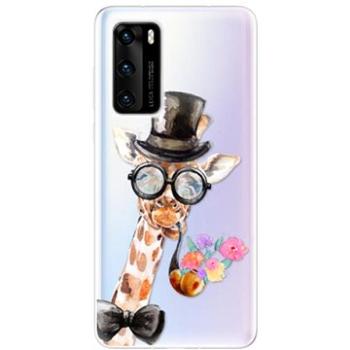 iSaprio Sir Giraffe pro Huawei P40 (sirgi-TPU3_P40)