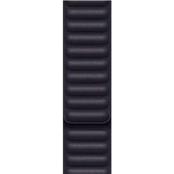 Apple Watch 41mm inkoustově fialový kožený tah – M/L (MP843ZM/A)
