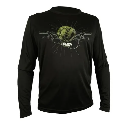 HAVEN NAVAHO II LONG Pánský volný dres na kolo, černá, velikost