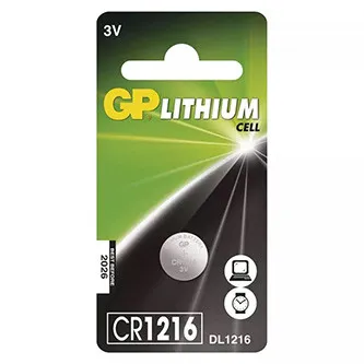GP Jednorázová lithiová baterie CR1216, 1-pack