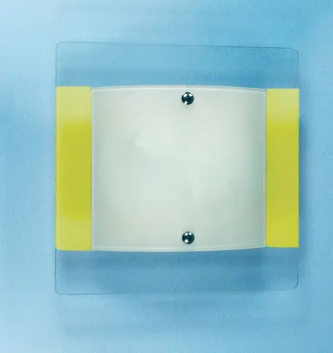 Nástěnná lampa Vanilka 2X40W E27 Žlutá stropní