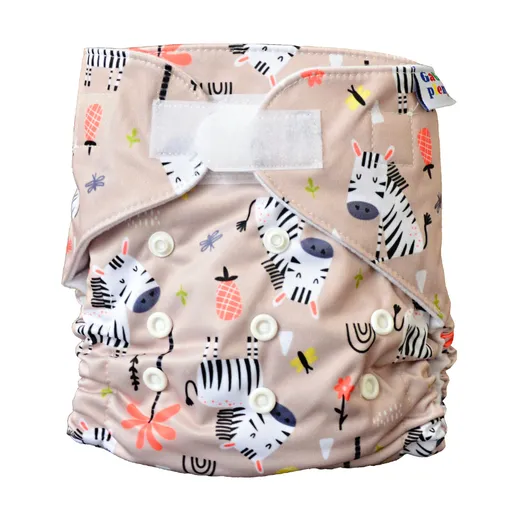 GaGa's pleny Látková plena AIO Zebra na suchý zip