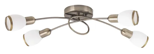 Rabalux Bronzové stropní svítidlo Elite pro žárovku 4x E14 5973