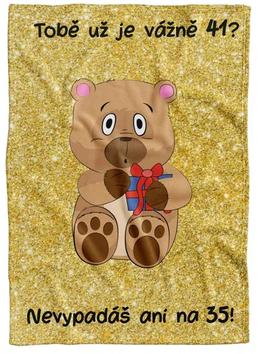 Deka Tobě už je tolik? (věk: 41, Podšití beránkem: NE)