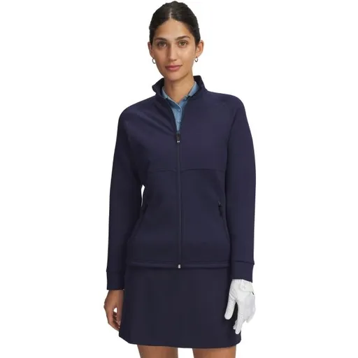 Under Armour DRIVE PRO HYBRID Dámská golfová bunda, tmavě modrá, velikost M
