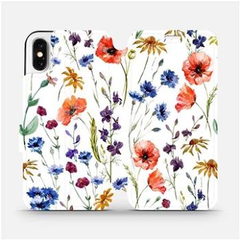 Flip pouzdro na mobil Apple iPhone X - MP04S Luční kvítí (5903516766215)