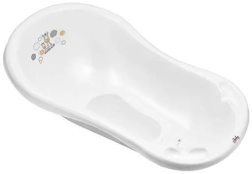 MALTEX Vanička se zátkou a protiskluzovou podložkou Zebra 84 cm - White