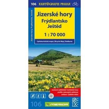 Jizerské hory, Frýdlantsko, Ještěd: 106 cyklomapa (978-80-7393-315-9)