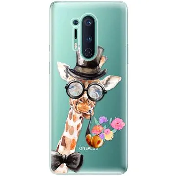 iSaprio Sir Giraffe pro OnePlus 8 Pro (sirgi-TPU3-OnePlus8p)