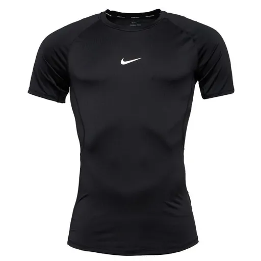 Nike M NP DF TIGHT TOP SS Pánské tréninkové tričko, černá, velikost XXL