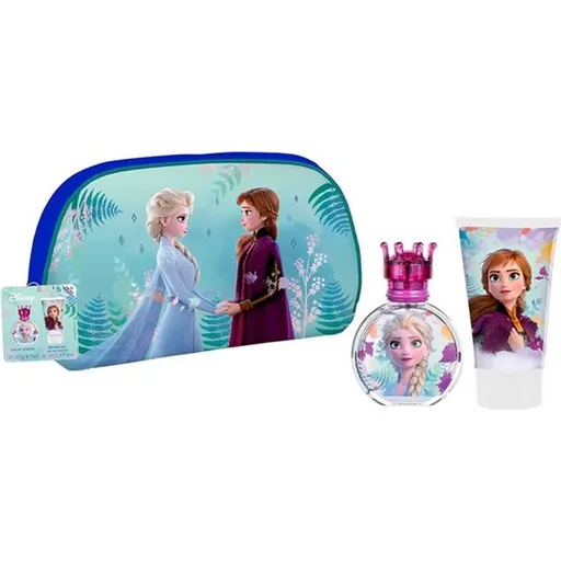 Dárková sada Frozen Kosmetická taštička sprchový gel 100 ml, EDT 50 ml