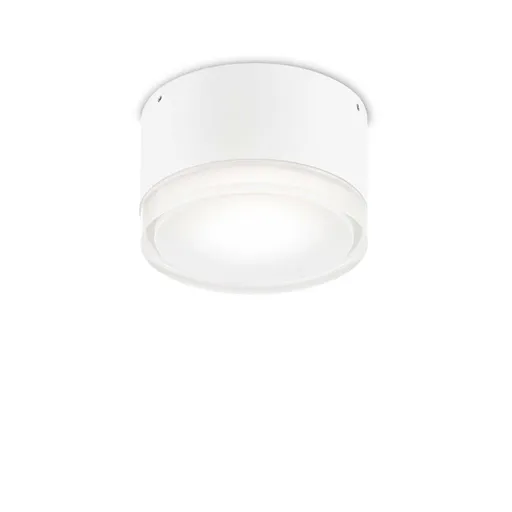 Venkovní stropní a nástěnné svítidlo Ideal Lux Urano PL1 small bianco 168036 bílé 12cm IP44