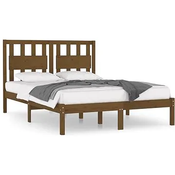 Rám postele medově hnědý masivní borovice 150×200 cm King Size, 3103941 (3103941)