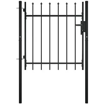 Zahradní branka s hroty 100 × 75 cm