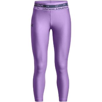 Under Armour HEATGEAR ARMOUR CROP Dívčí legíny, fialová, velikost