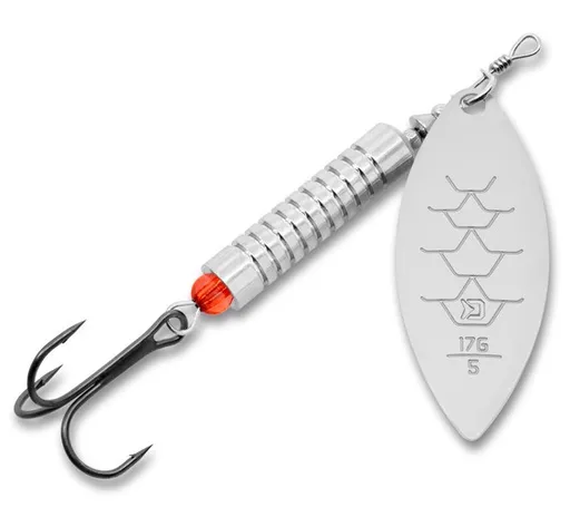 Delphin třpytka rotačka spear metal - 17 g vel. 5