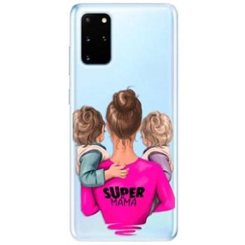 iSaprio Super Mama - Two Boys pro Samsung Galaxy S20+ (smtwboy-TPU2_S20p)