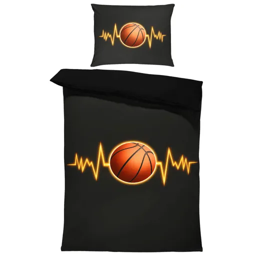 Povlečení Basketbalový puls (Rozměr : 1x140/200 + 1x90/70)