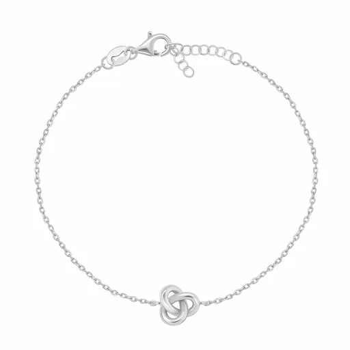 Brilio Silver Stříbrný náramek pro ženy Triquetra BRC186W