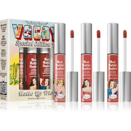theBalm X Model Roz Voyage matná sada na rty
