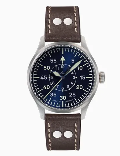 Laco Flieger Karlsruhe Pro Blau 37 Handwinding