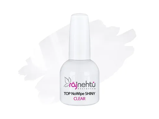 Ráj nehtů UV gel lak TOP NoWipe Shiny Clear 15ml