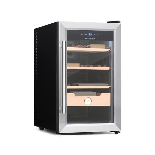 Klarstein El Presidente 48, humidor na doutníky, 48 l, 3 zásuvky, 1 přihrádka z cedrového dřeva