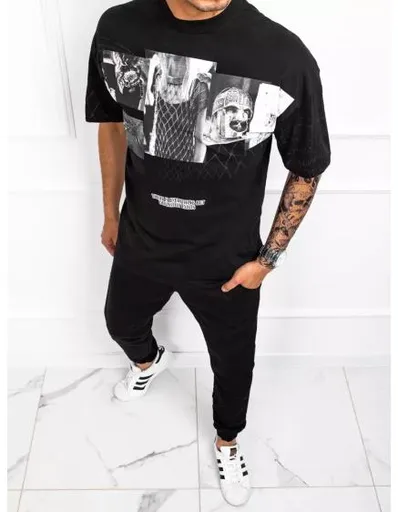 Pánské tričko s potiskem FIRO černé