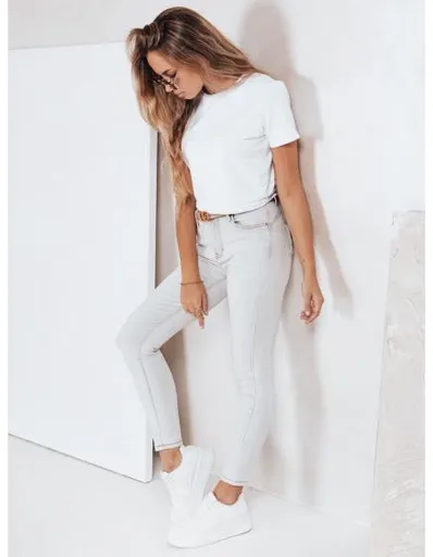 Dámské džíny skinny šedé