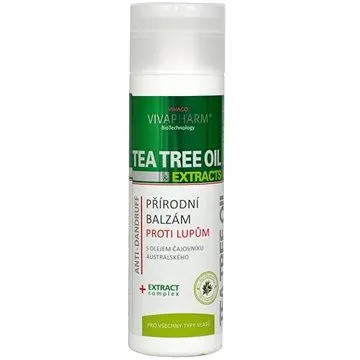 VIVACO Vivapharm Přírodní balzám proti lupům s Tea Tree Oil 200 ml (8595635211980)