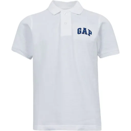 GAP LOGO POLO Dětské tričko, bílá, velikost