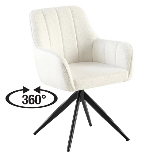 Jídelní židle CALYPSO krémová