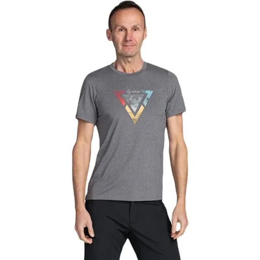 KILPI LISMAIN Pánské technické triko, šedá, velikost XXXL